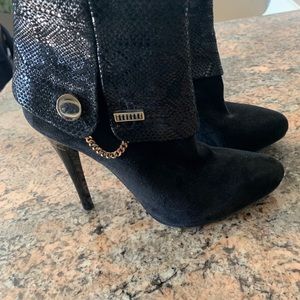 Marino Fabiani Black stiletto shoes made in Italy. Size 6.